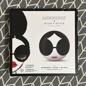 Alice + Olivia Black and White Beach Ball
